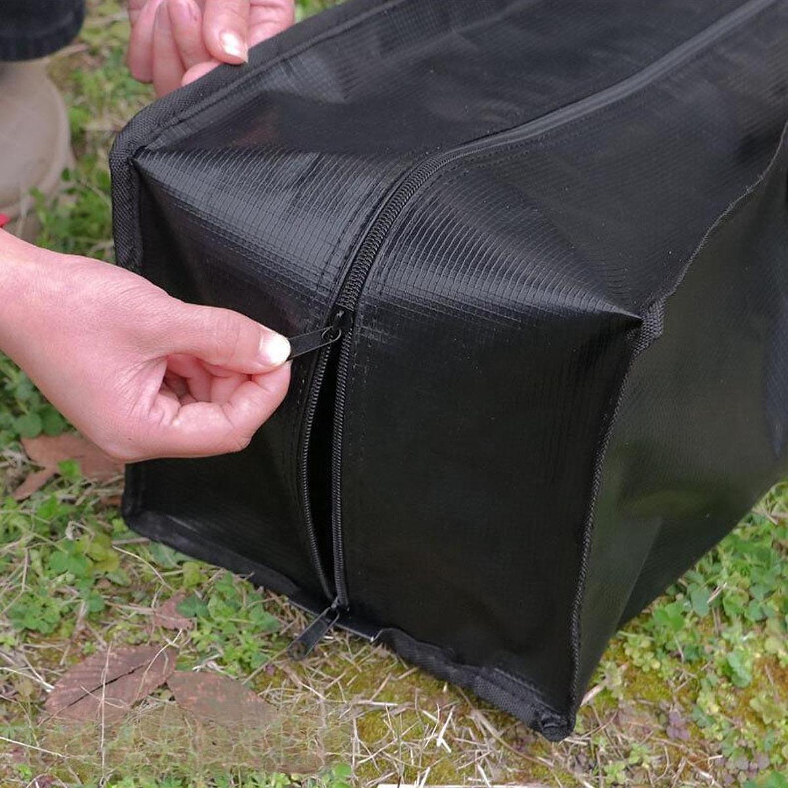 Sports Equipment Outdoor Storage - トラベルダッフルバッグオーガナイザー 大型スポーツ用品収納 防水ロングラゲッジバッグ 三脚移動用 アウトドアジム用 ブラック