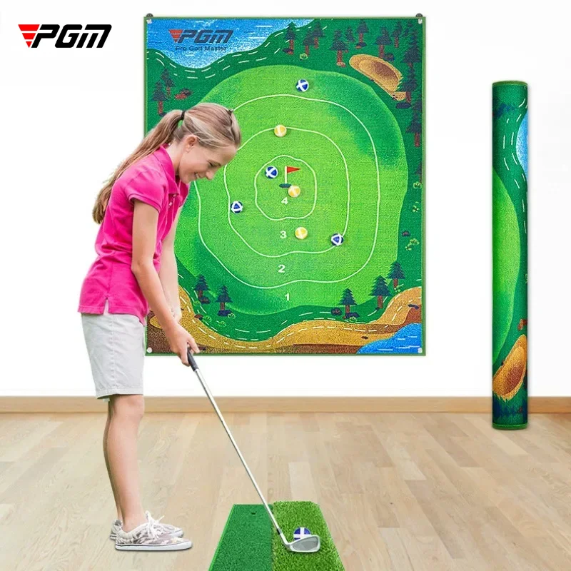 Golf Putting Mat - PGM DJD040 屋内ミニゴルフサスペンドダーツボード練習屋外トレーニング補助トレーナーゴルフヒッティングマット