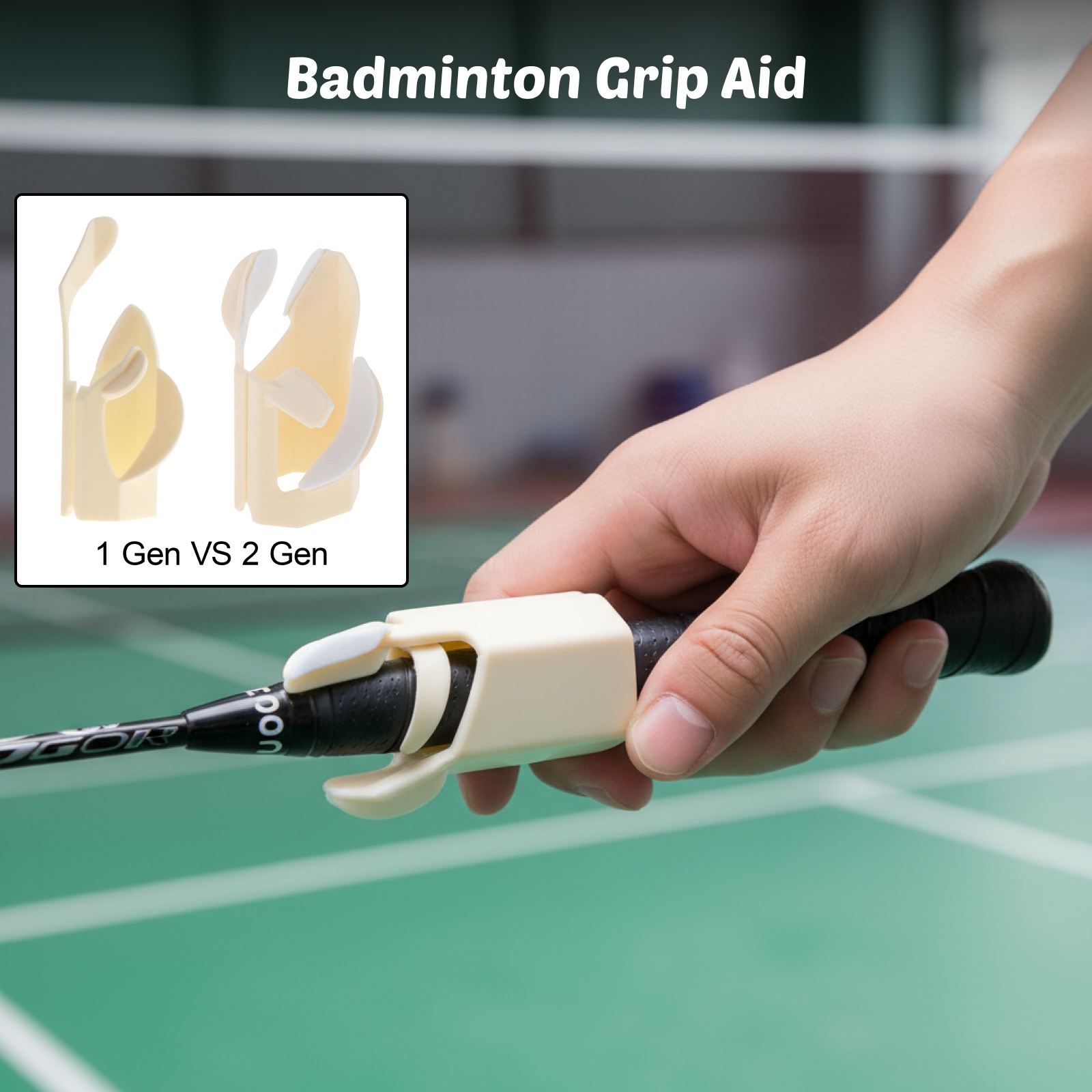 Sports Equipment For Badminton - バドミントン グリップエイド 姿勢矯正トレーニングツール テニス グリップトレーナー 人間工学に基づいたスポーツトレーニング機器
