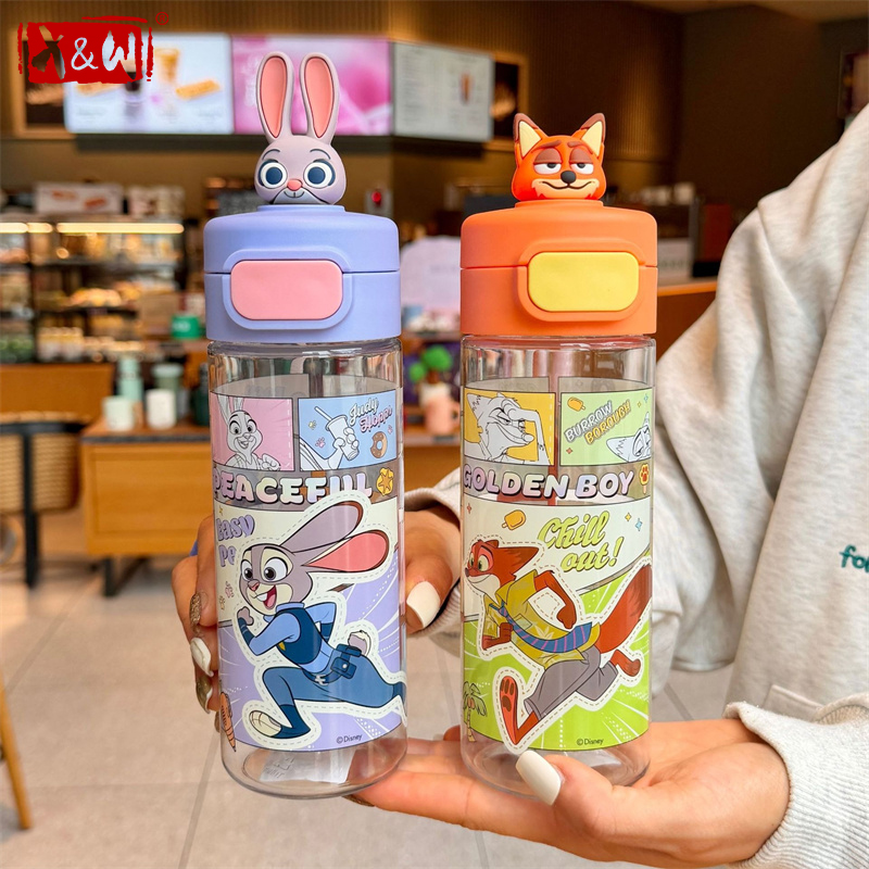 Sports Equipment Stores - X&W ディズニー水筒 学生 子供 夏用ウォーターボトル ジュディ