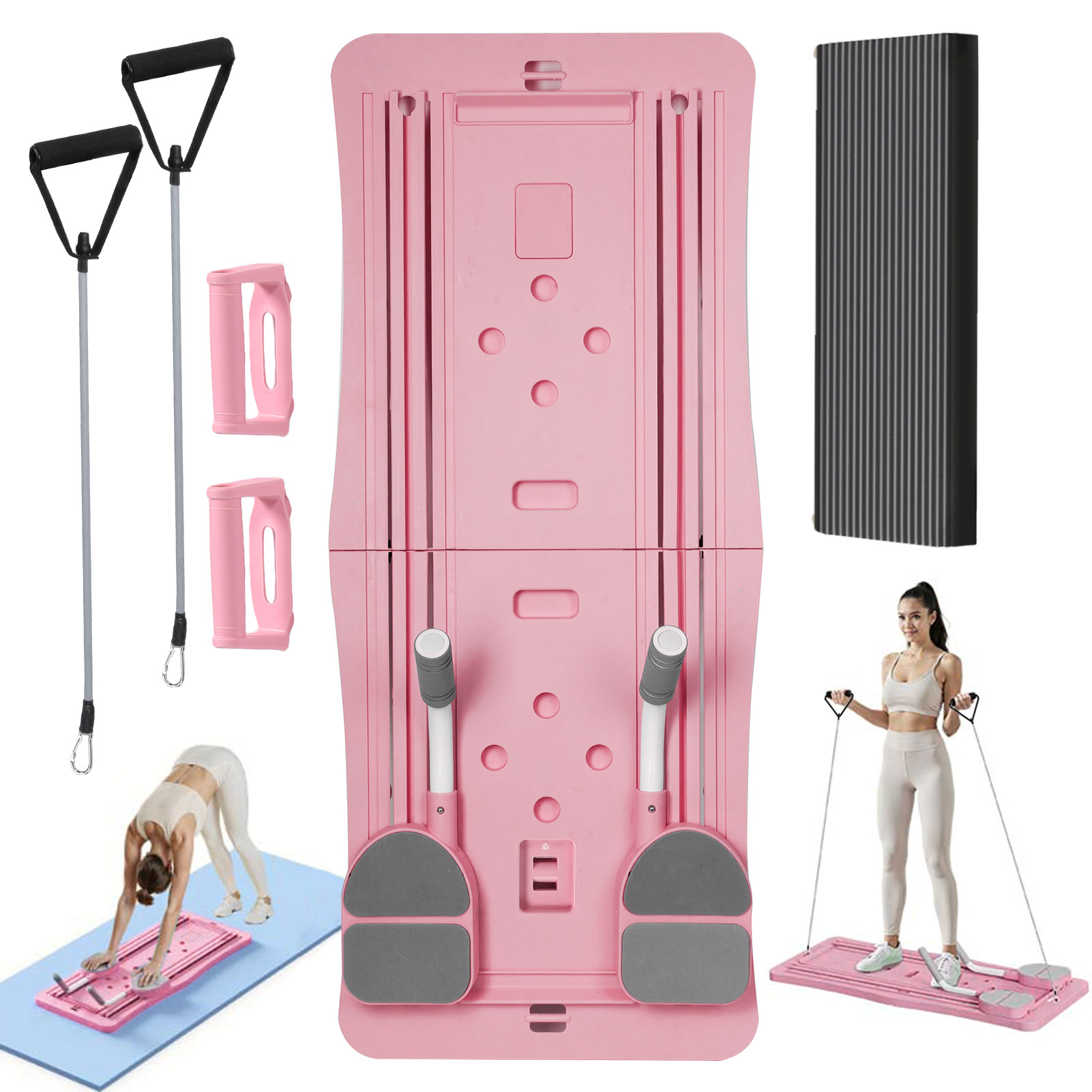 Sports Equipment Near Me - 自宅用ピラティスボード 折りたたみ式 4-in-1 エクササイズ 腹筋ローラー エクササイズ器具