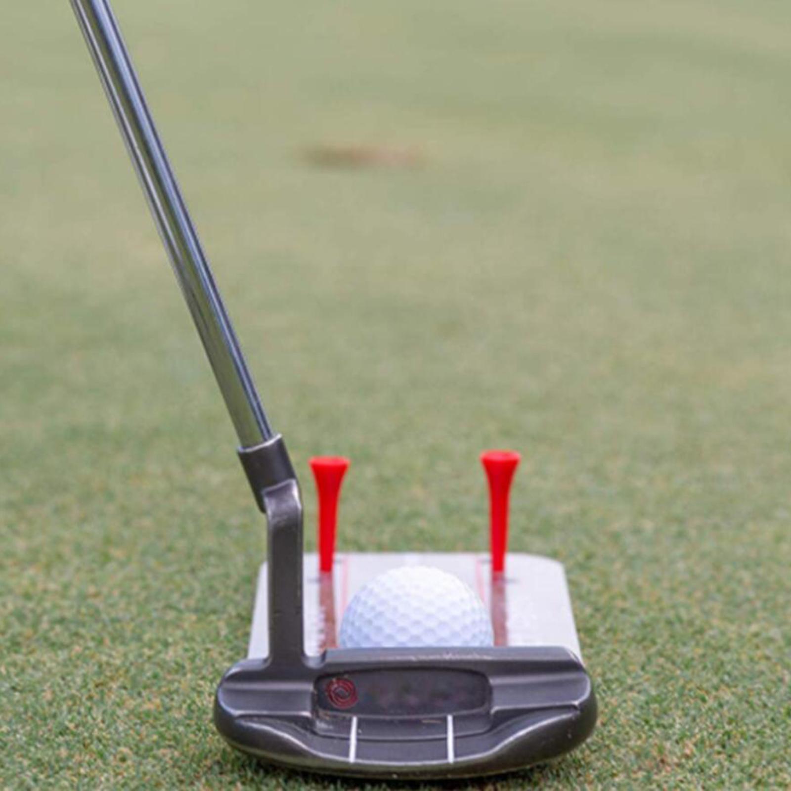 Golf Putting Mat - ゴルフパッティング補助具 アライメントパター スイングトレーナー 室内および屋外用