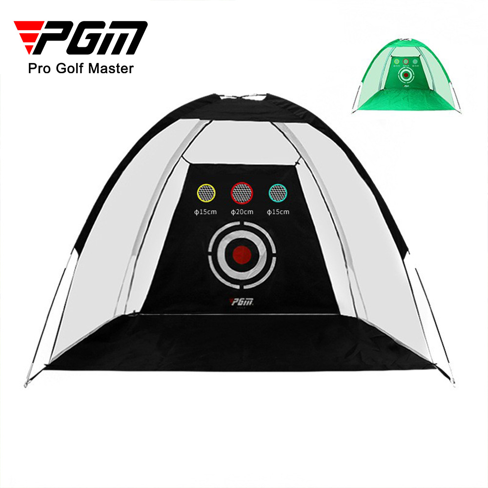 Golf Putting Mat - PGM 2m/3m ゴルフ練習ネット 裏庭用 チッピングスイングトレーニング 屋外屋内折りたたみ式ゴルファー打撃補助メッシュ
