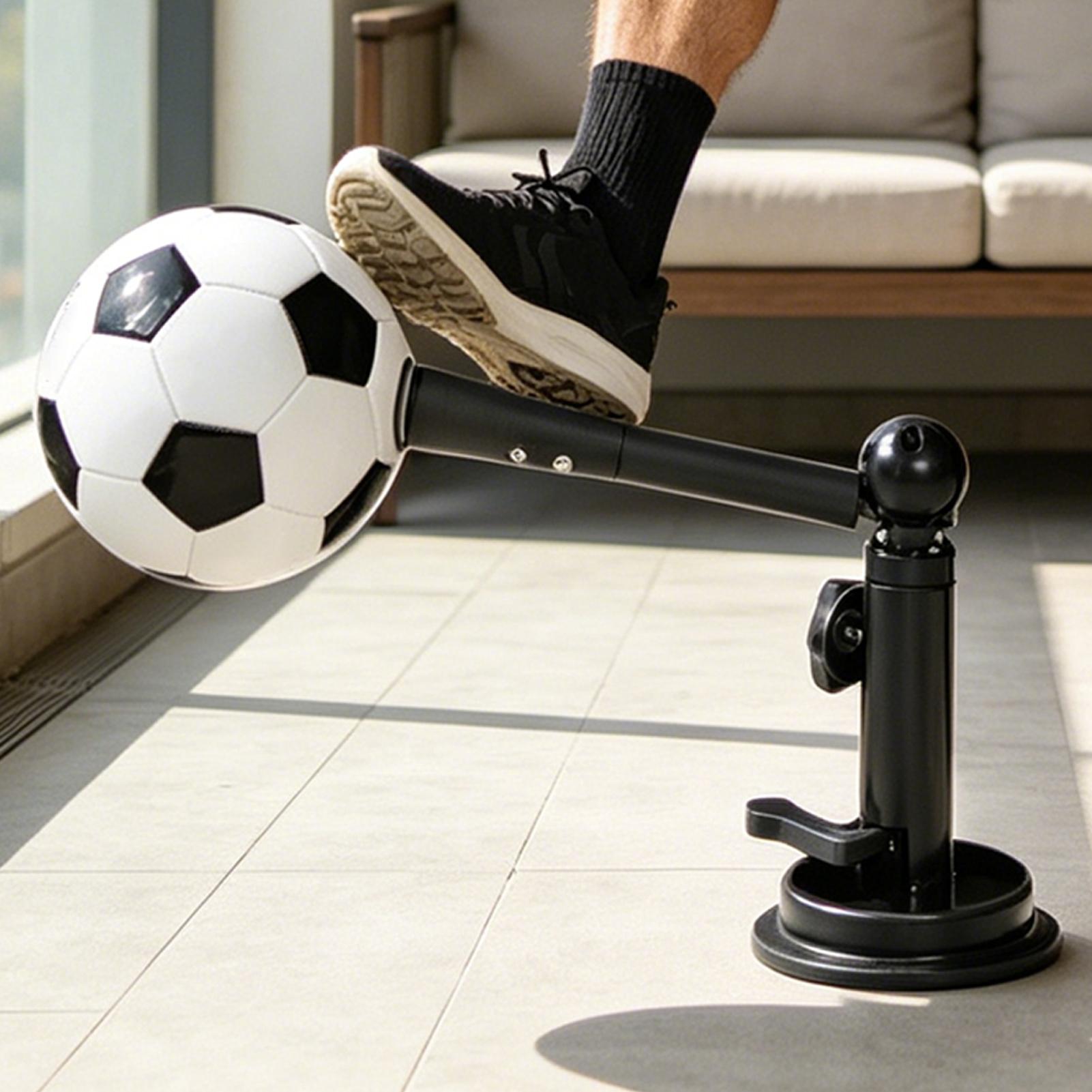 Sports Equipment For Schools - サッカー練習補助具 ハンズフリーサッカーボールキック練習用 ハンドヘルドフットボールトレーニング機器 学校や屋外スポーツ用