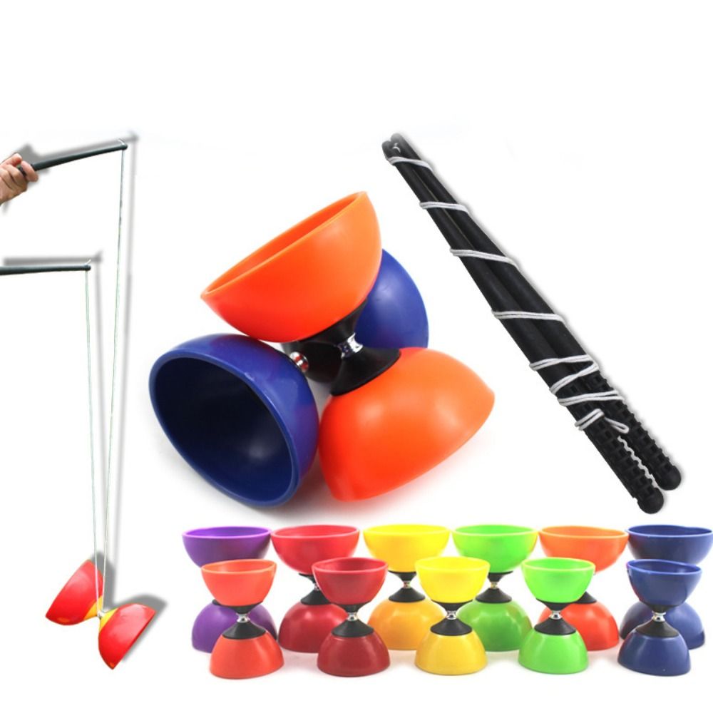 Sports Equipment In Chinese - 中国の感覚トレーニング機器、柔らかい革のディアボロ、ボウルの形、厚い中国のヨーヨーのおもちゃ、屋外
