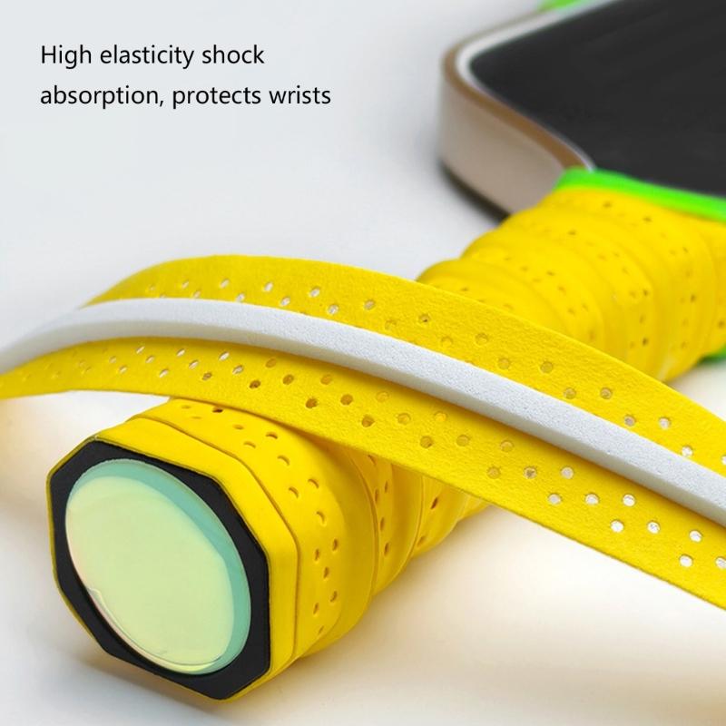 高弾性衝撃吸収テニスラケットグリップラップ耐久性スポーツ - Sports Equipment For Badminton のレビューと価格