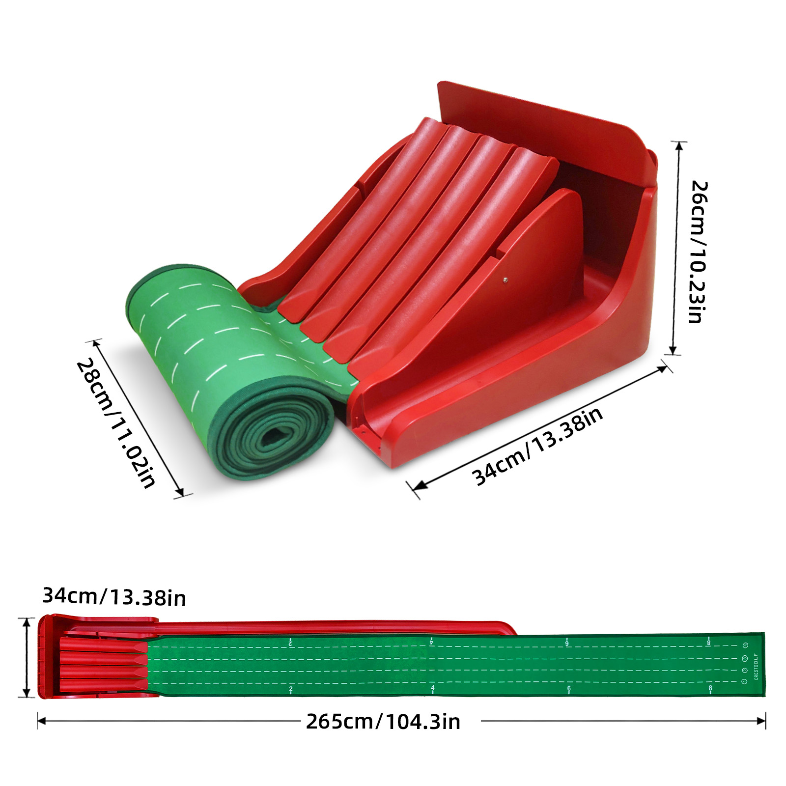 ゴルフパッティンググリーン 室内マット ポータブルパッティン - Golf Putting Mat のレビューと価格