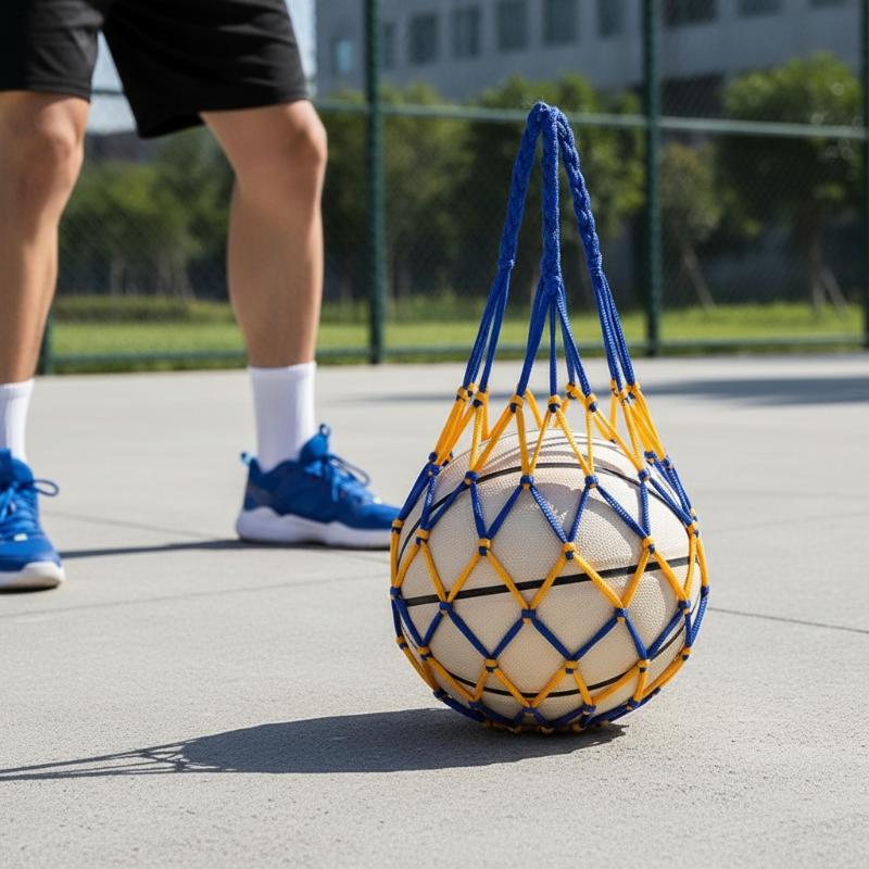 [F] サッカーネットバッグ ナイロン製 大胆なデザインの収 - Sports Equipment Outdoor Storage のレビューと価格