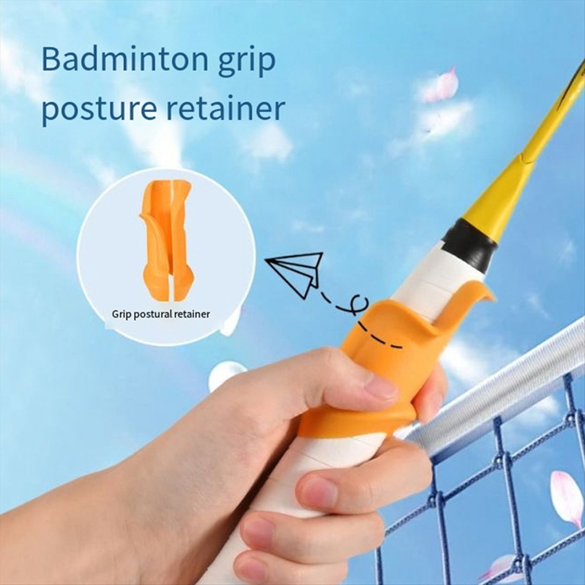 [MEGAL SALE]バドミントングリップ補助具姿勢矯正ト - Sports Equipment For Badminton のレビューと価格