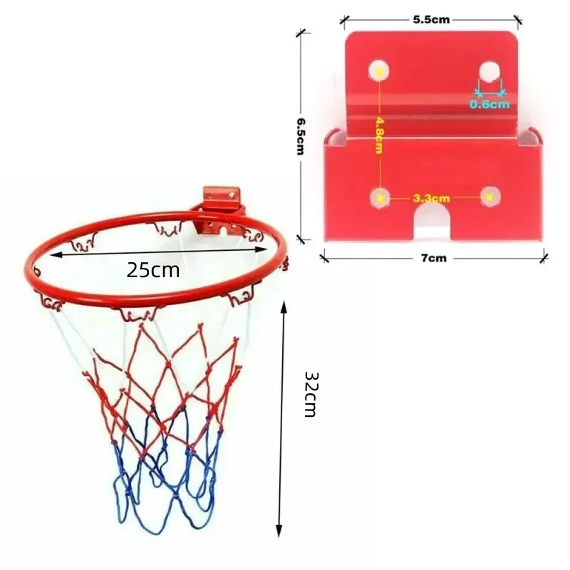 子供用バスケットボールフープドア壁掛けリムネジ取り付けゴール - Sports Equipment Stores のレビューと価格
