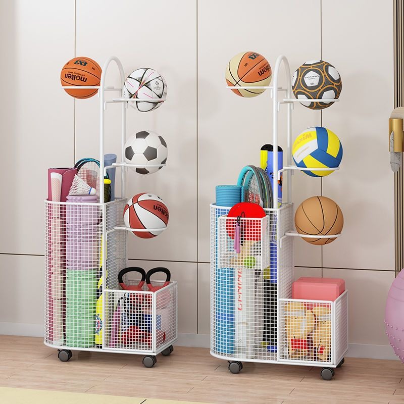 家庭用スポーツ収納ラック、バスケットボール・バドミントンラケ - Sports Equipment For Badminton のレビューと価格