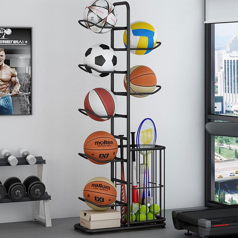 スポーツボール収納ラックバスケットボールバドミントンバレーボ - Sports Equipment For Badminton のレビューと価格