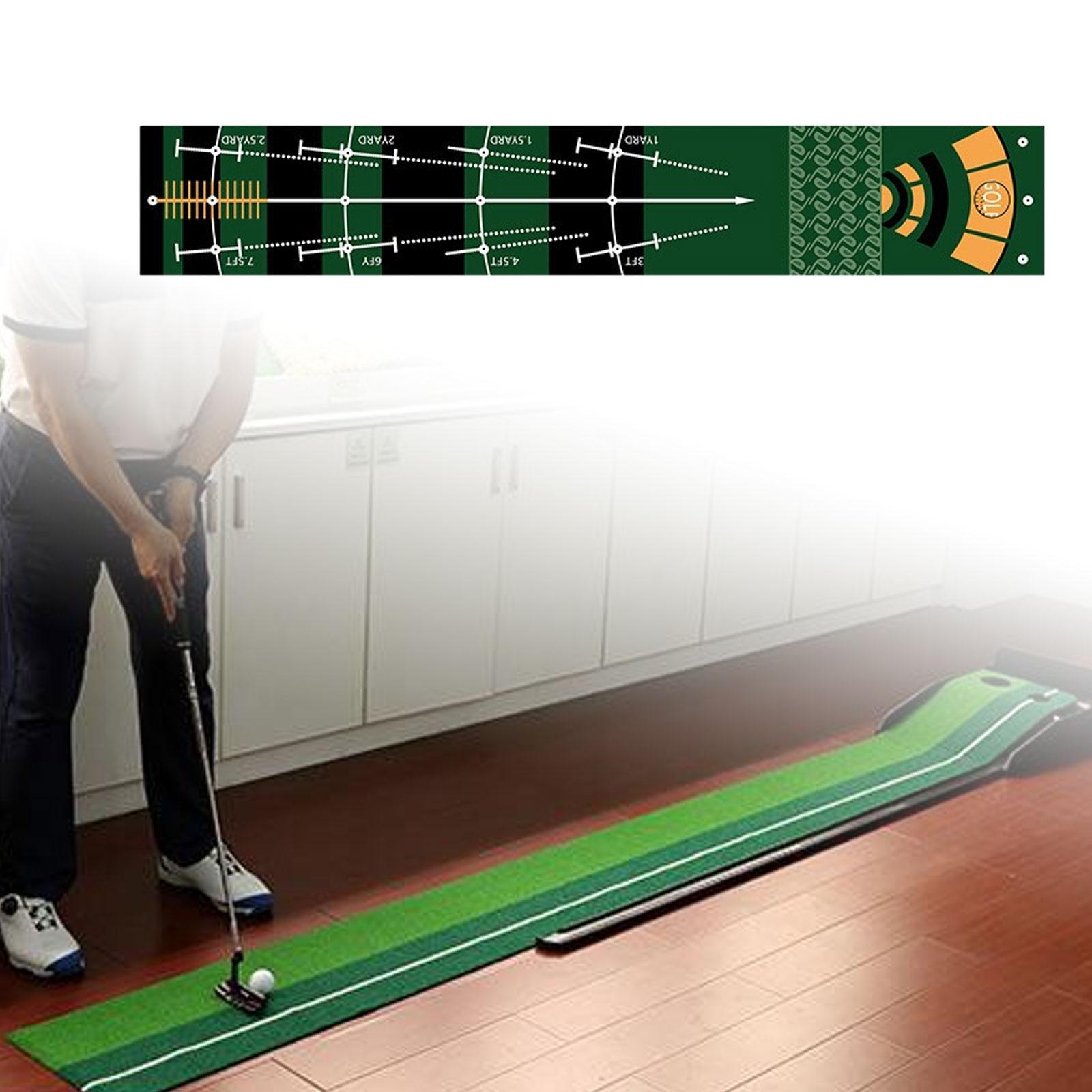 ゴルフパッティング屋内ゴルフヒッティングマットグリーンマット - Golf Putting Mat のレビューと価格