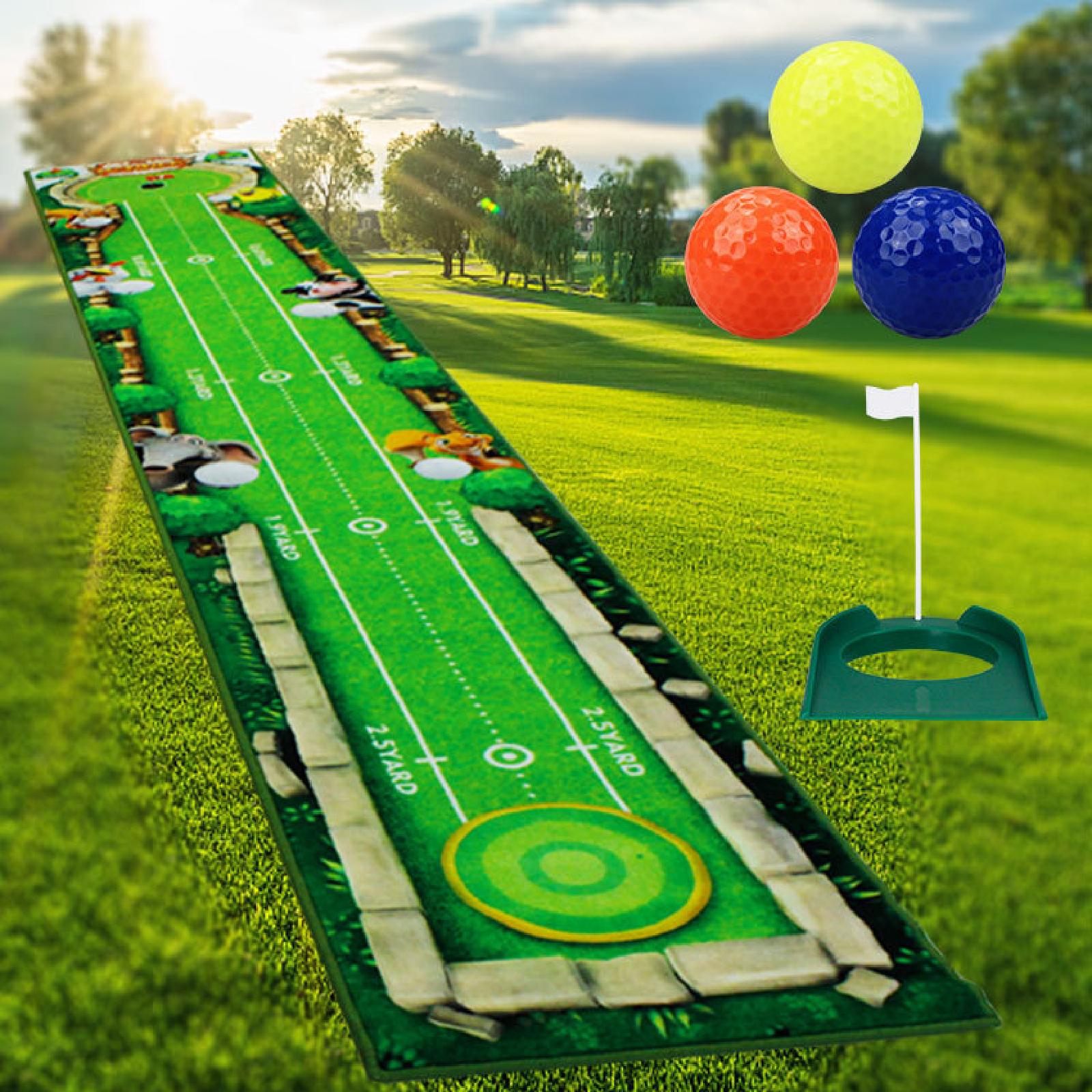 ゴルフパッティングマット 実用的なゴルフ練習マット 公園 オ - Golf Putting Mat のレビューと価格
